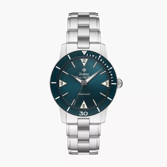 Zodiac ZO9211 Super Sea Wolf Blue Dial Automatic Watch - Picture 1 of 6
